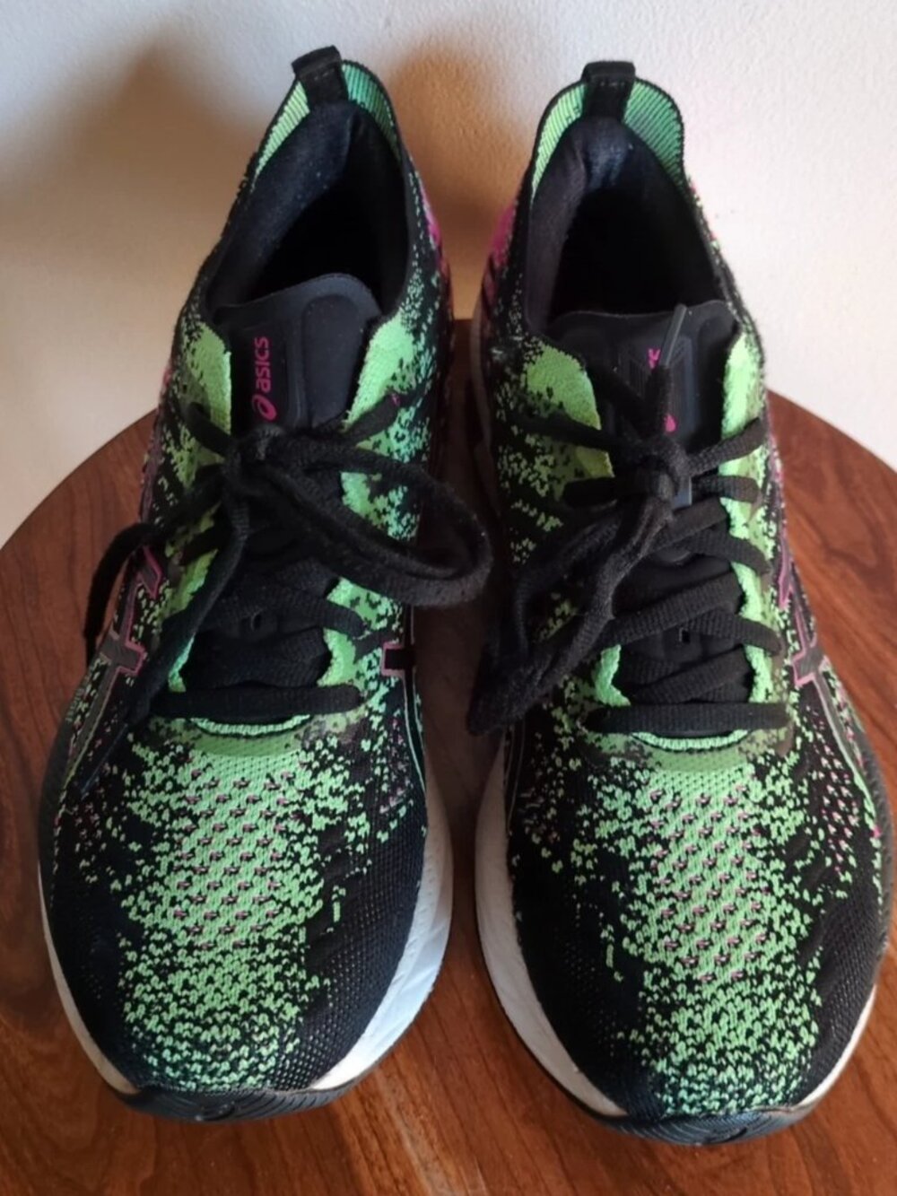 Asics Gel-Kinsei FF Blast Womens Size 9.5 Black Pink Rave Athletic Running Shoes - Picture 2 of 14